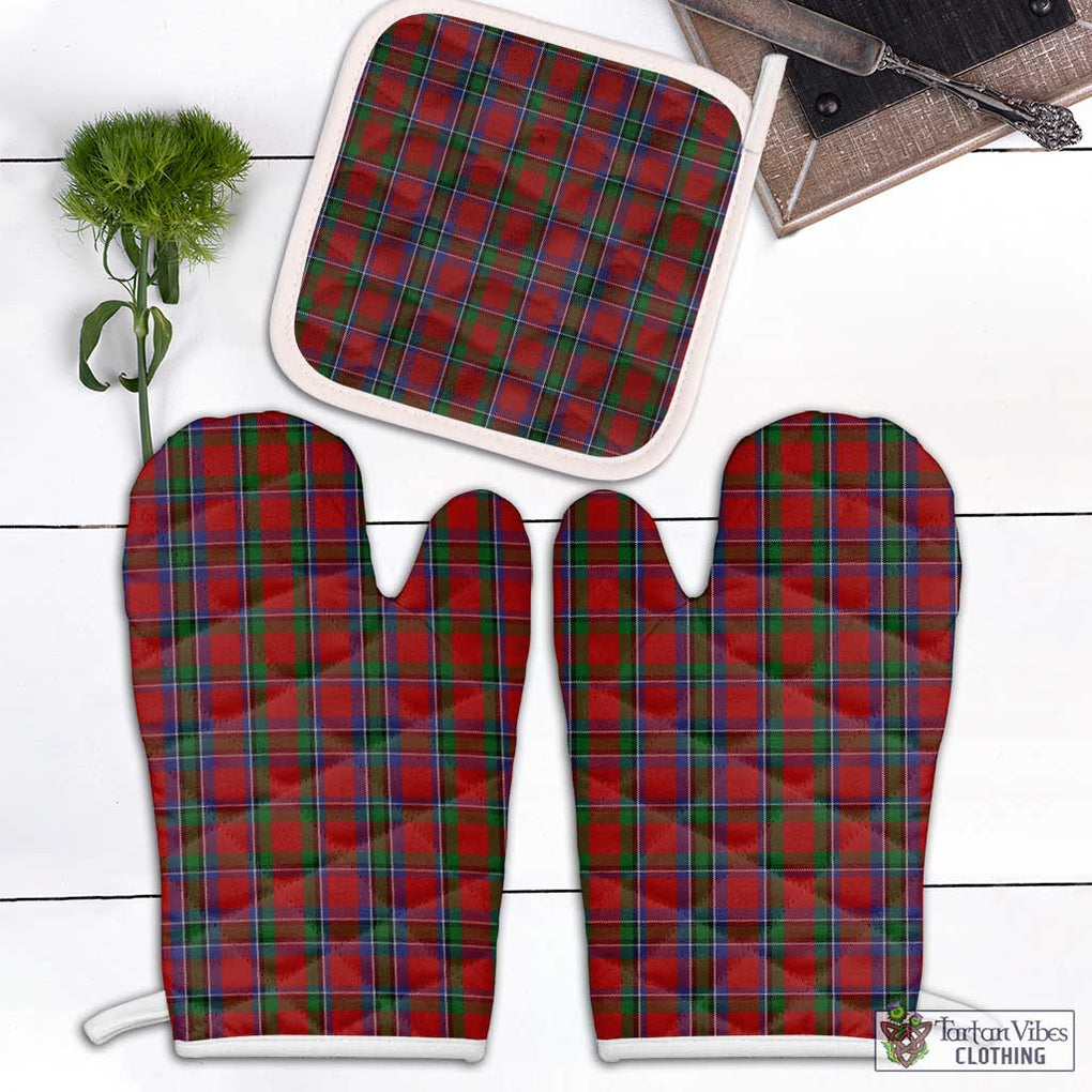 Sinclair Tartan Combo Oven Mitt & Pot-Holder Combo 1 Oven Mitt & 1 Pot-Holder White - Tartan Vibes Clothing