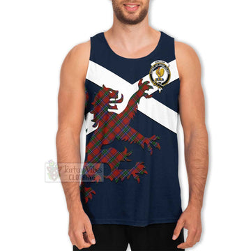 Sinclair Tartan Lion Rampant Men's Tank Top Proudly Display Your Heritage with Alba Gu Brath and Clan Name