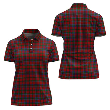 Sinclair Tartan Polo Shirt For Women