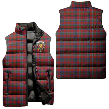 Sinclair Tartan Sleeveless Puffer Jacket with Family Crest