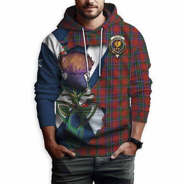 Sinclair Tartan Family Crest Hoodie Scottish Thistle Celtic Inspired
