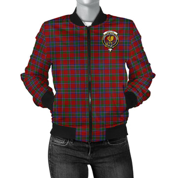Sinclair Tartan Bomber Jacket with Family Crest