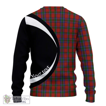 Sinclair Tartan Ugly Sweater with Family Crest Circle Style