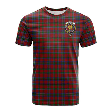 Sinclair Tartan T-Shirt with Family Crest