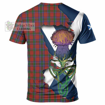 Sinclair Tartan Family Crest T-Shirt Scottish Thistle Celtic Inspired