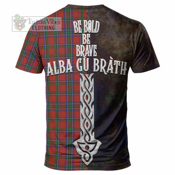 Sinclair Tartan Family Crest T-Shirt Alba Gu Brath Be Brave Lion Ancient Style