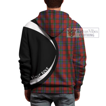 Sinclair Tartan Hoodie with Family Crest Circle Style