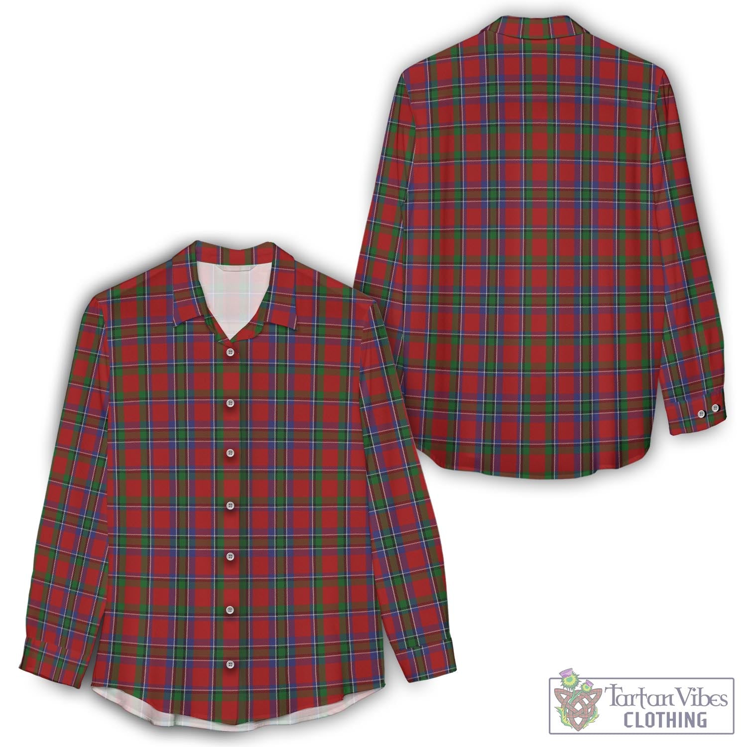 Sinclair Tartan Womens Casual Shirt