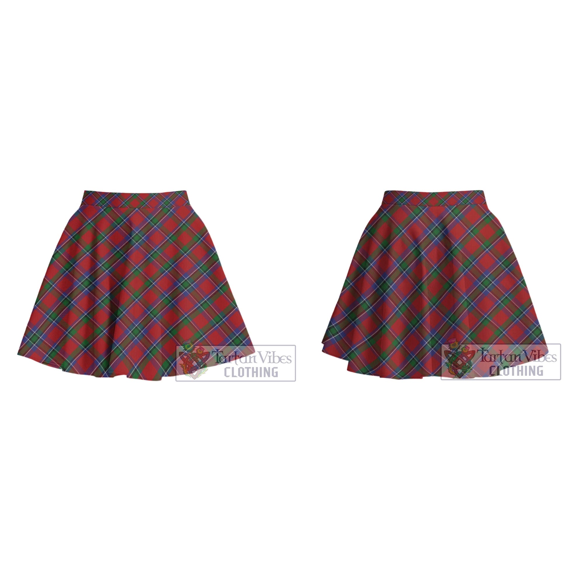 Sinclair Tartan Women's Plated Mini Skirt Cross Style - Tartan Vibes Clothing