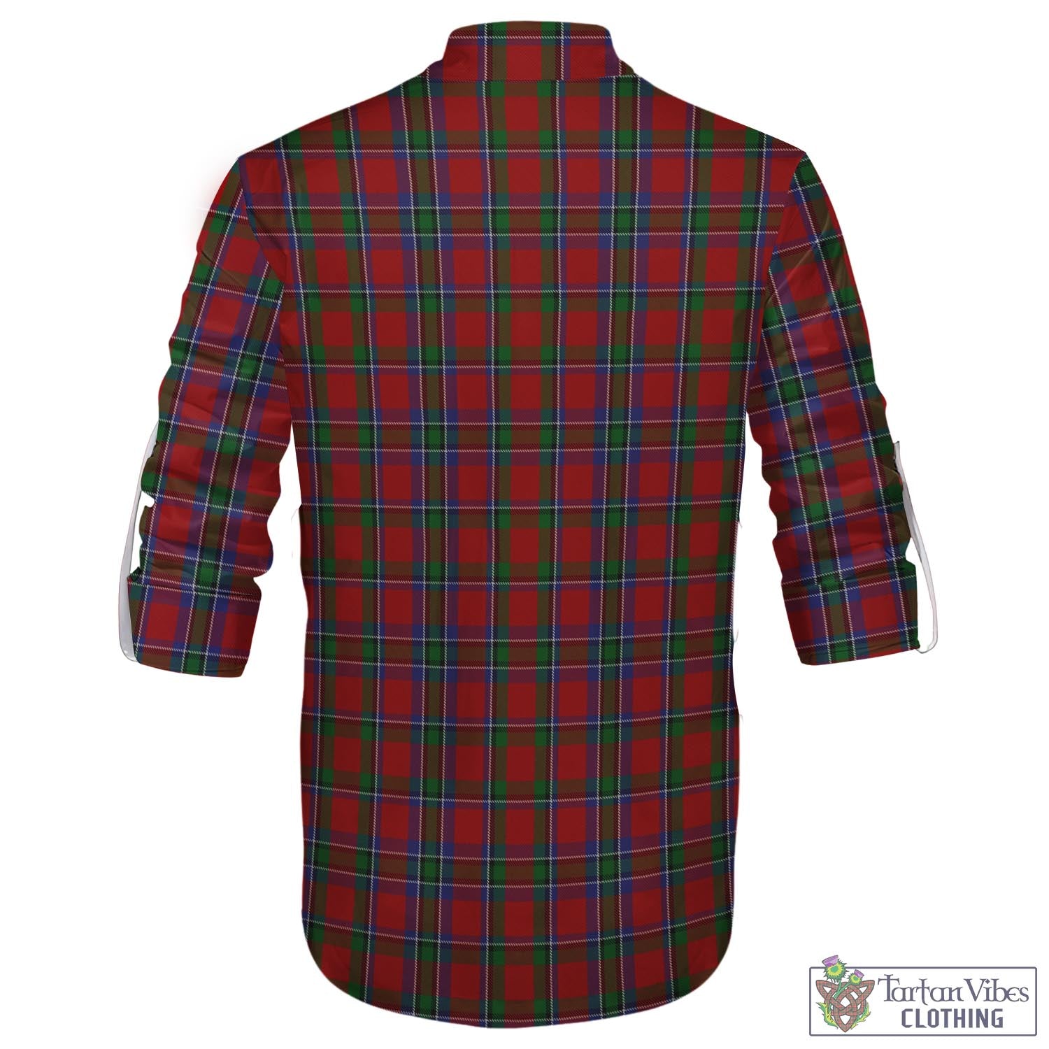 Tartan Vibes Clothing Sinclair Tartan Men's Scottish Traditional Jacobite Ghillie Kilt Shirt
