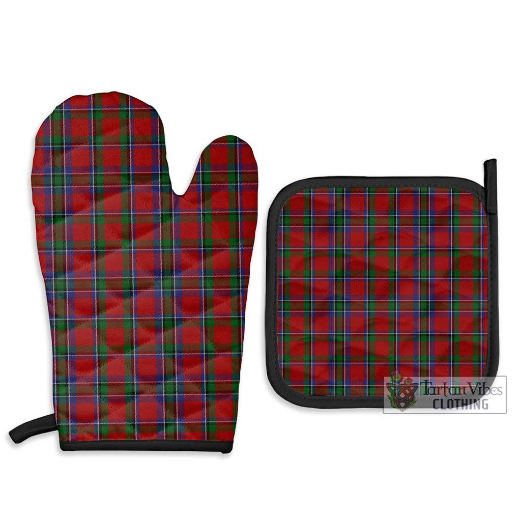 Sinclair Tartan Combo Oven Mitt & Pot-Holder Combo 1 Oven Mitt & 2 Pot-Holder Black - Tartan Vibes Clothing