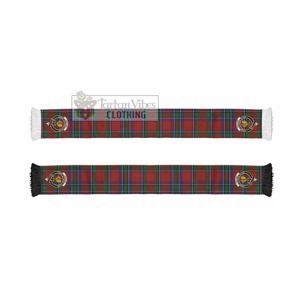 Tartan Vibes Clothing Sinclair Tartan Ruffneck Scarf with Family Crest