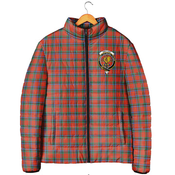 Sinclair Ancient Tartan Padded Jacket with Family Crest