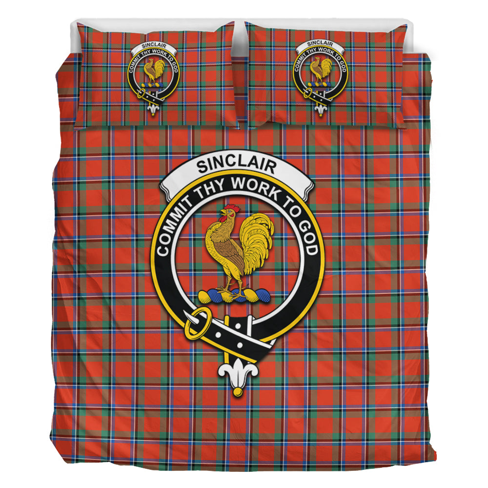 sinclair-ancient-tartan-bedding-set-with-family-crest