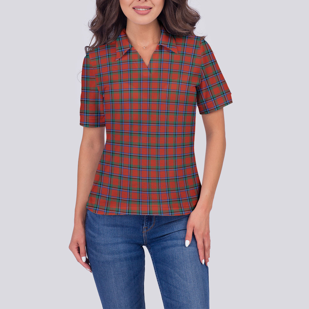 sinclair-ancient-tartan-polo-shirt-for-women
