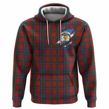 Sinclair Clan Crest In Me Tartan Hoodie Scotland Flag Style