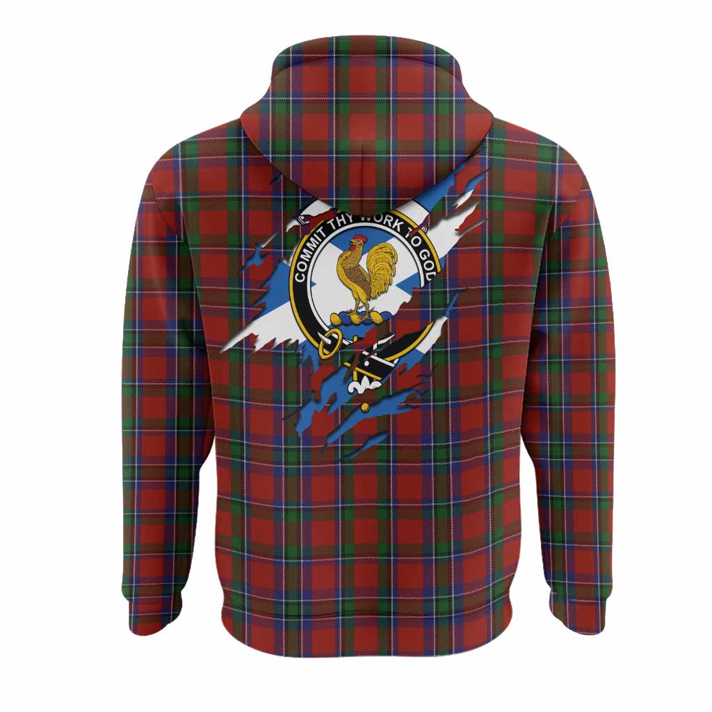 Sinclair Clan Crest In Me Tartan Hoodie Scotland Flag Style