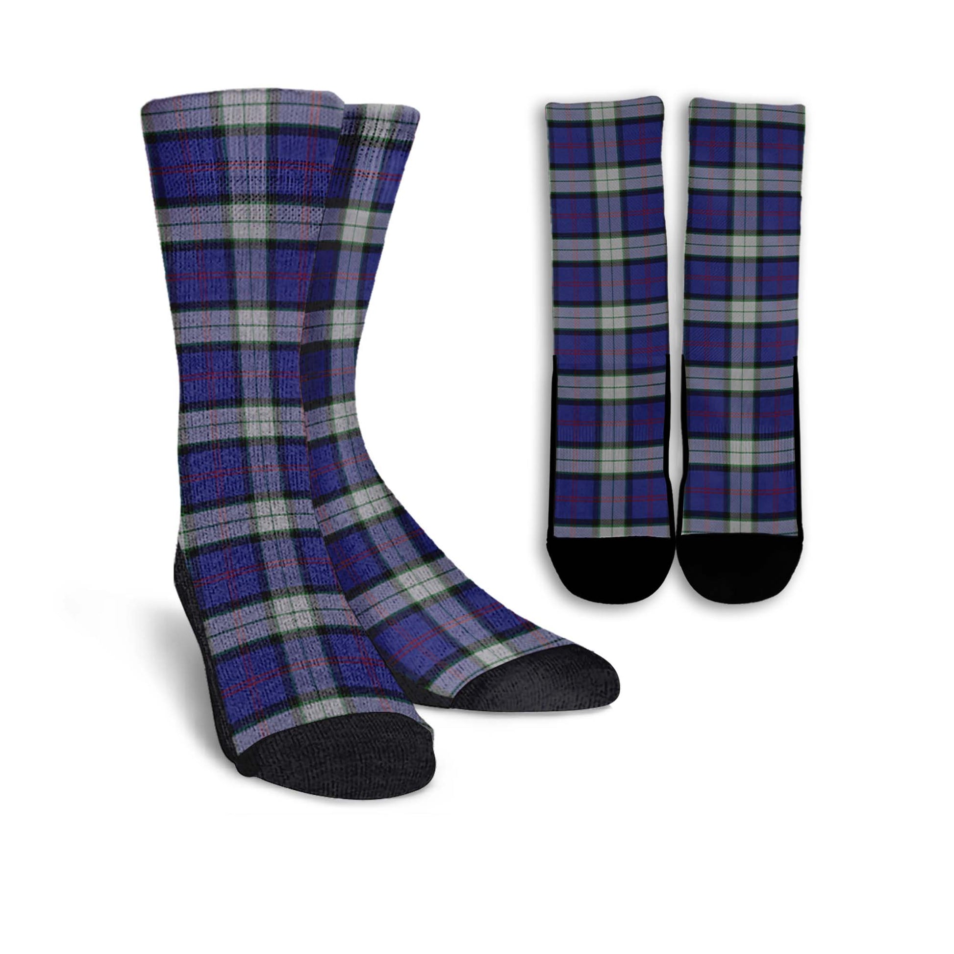 Sinclair Dress Tartan Crew Socks - Tartanvibesclothing