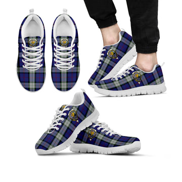 Sinclair Dress Tartan Sneakers with Family Crest