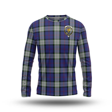 Sinclair Dress Tartan Long Sleeve T-Shirt with Family Crest