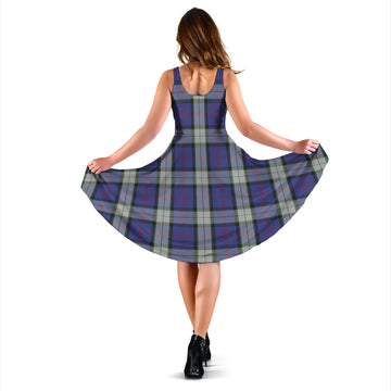 Sinclair Dress Tartan Sleeveless Midi Womens Dress