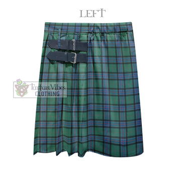 Sinclair Hunting Ancient Tartan Men's Pleated Skirt - Fashion Casual Retro Scottish Kilt Style