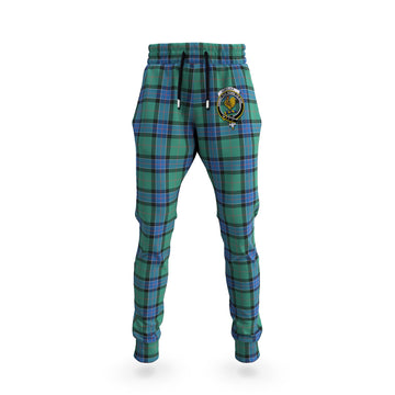 Sinclair Hunting Ancient Tartan Joggers Pants with Family Crest