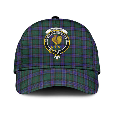 Sinclair Hunting Modern Tartan Classic Cap with Family Crest