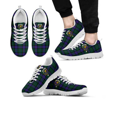 Sinclair Hunting Modern Tartan Sneakers with Family Crest