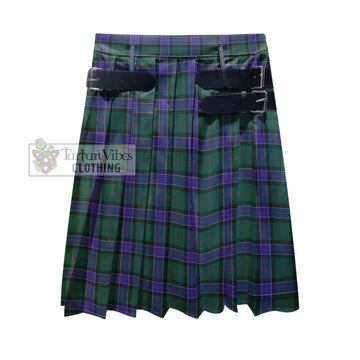 Sinclair Hunting Modern Tartan Men's Pleated Skirt - Fashion Casual Retro Scottish Kilt Style