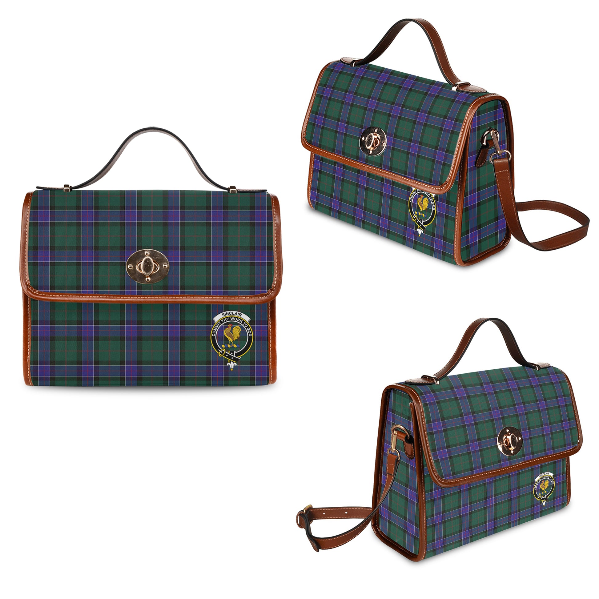 sinclair-hunting-modern-tartan-leather-strap-waterproof-canvas-bag-with-family-crest