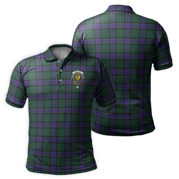 Sinclair Hunting Modern Tartan Men's Polo Shirt with Family Crest