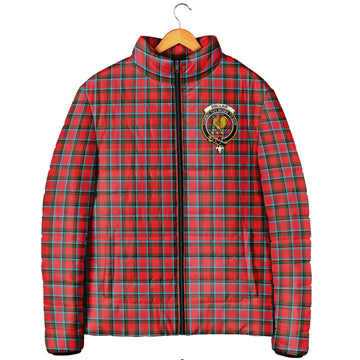 Sinclair Modern Tartan Padded Jacket with Family Crest
