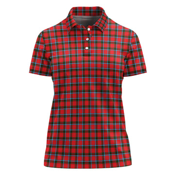 Sinclair Modern Tartan Polo Shirt For Women