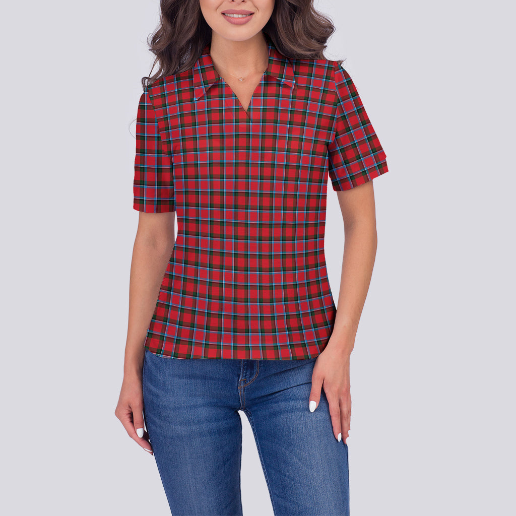 sinclair-modern-tartan-polo-shirt-for-women
