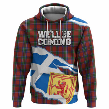 Sinclair Scotland Football Tartan Hoodie We'll Be Coming
