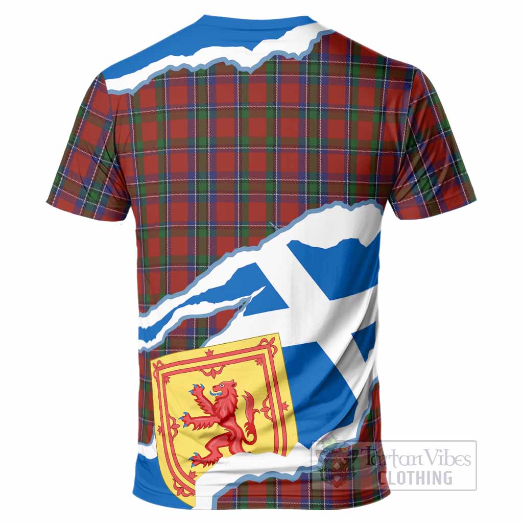 Sinclair Scotland Football Tartan T-Shirt We'll Be Coming