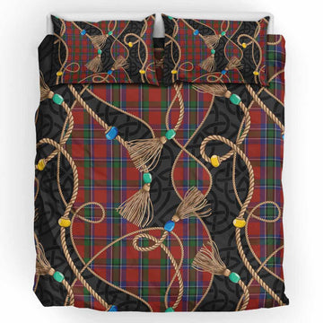Sinclair Scottish Tartan Twisted Ropes Stylized Bedding Set