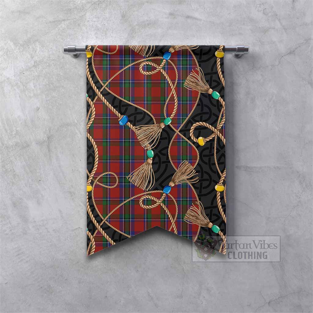Sinclair Scottish Tartan Twisted Ropes Stylized Gonfalon Fishtail - Tartan Vibes Clothing