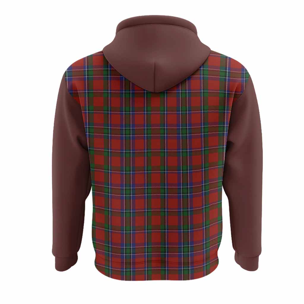 Sinclair Tartan Accent Hoodie with Family Crest