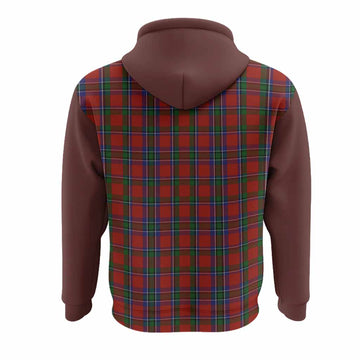 Sinclair Tartan Accent Hoodie with Family Crest
