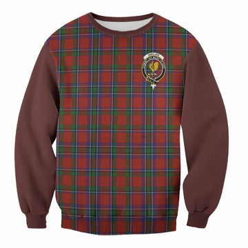 Sinclair Tartan Accent Sweatshirt with Family Crest