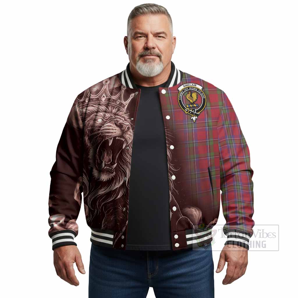 Sinclair Tartan Baseball Jacket Roaring Lion Heritage