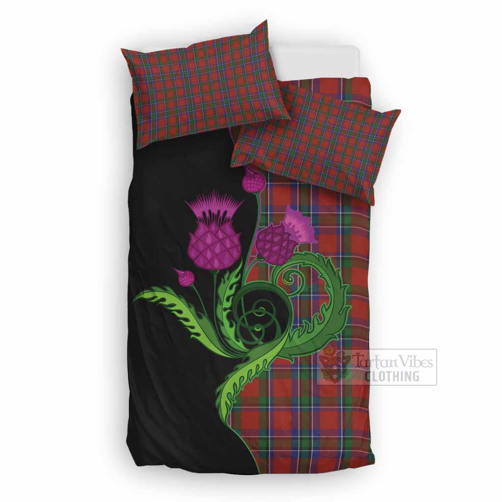 Sinclair Tartan Bedding Set Traditional Scottish Thistle UK Bedding Set UK Double 79*79 inch - Tartan Vibes Clothing