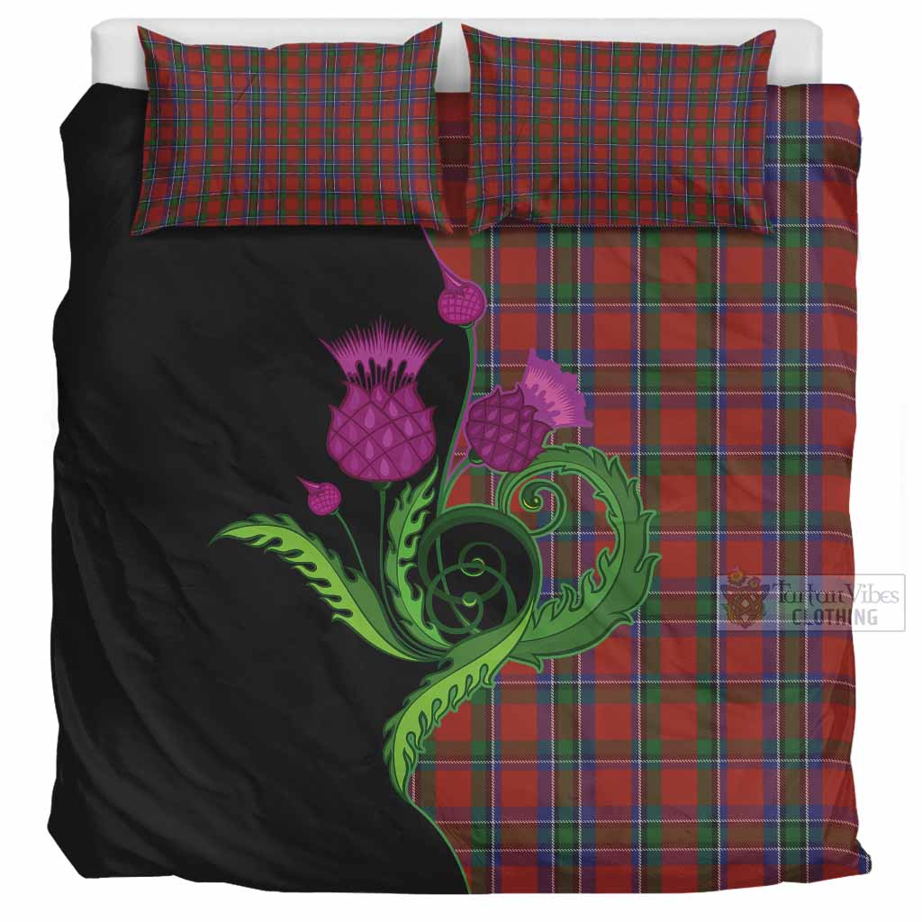 Sinclair Tartan Bedding Set Traditional Scottish Thistle UK Bedding Set UK Super King 104*94 inch - Tartan Vibes Clothing