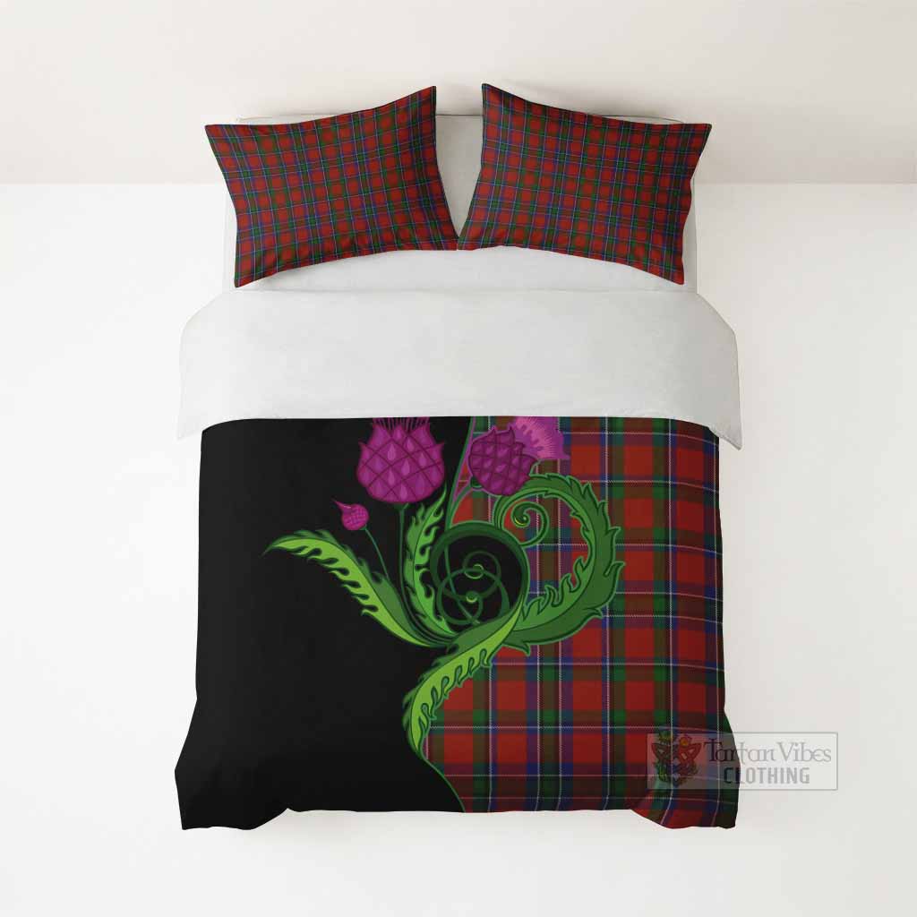 Sinclair Tartan Bedding Set Traditional Scottish Thistle - Tartan Vibes Clothing