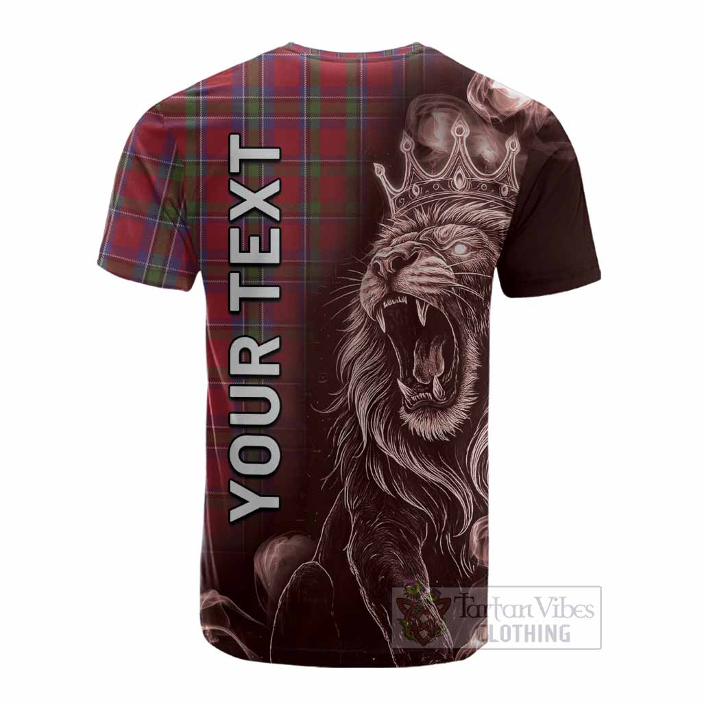 Sinclair Tartan Cotton T-shirt Roaring Lion Heritage