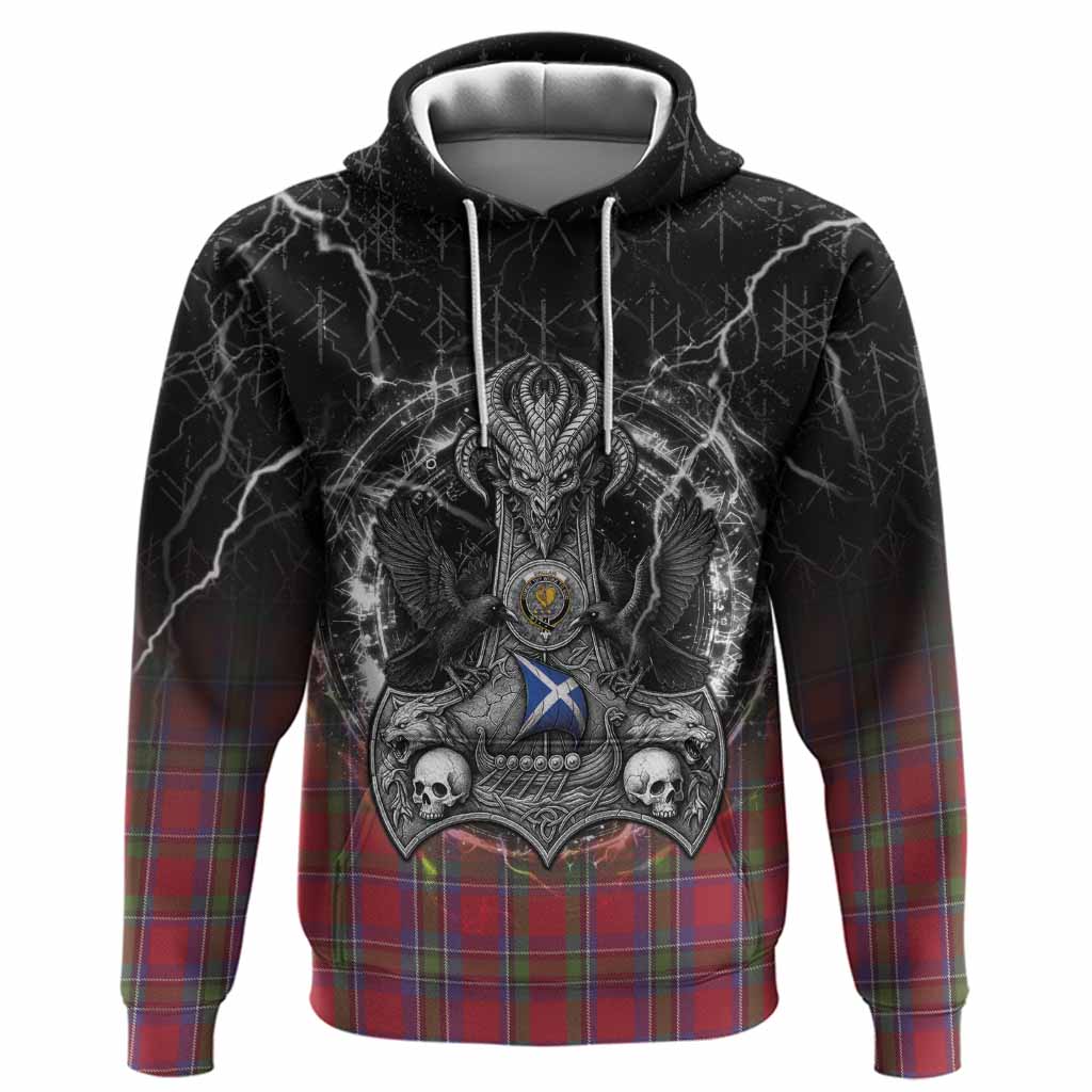 Sinclair Tartan Crest Hoodie Celtic Odin's Raven Legacy