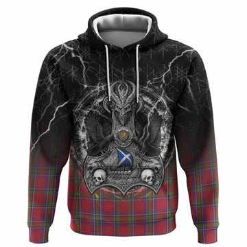 Sinclair Tartan Crest Hoodie Celtic Odin's Raven Legacy