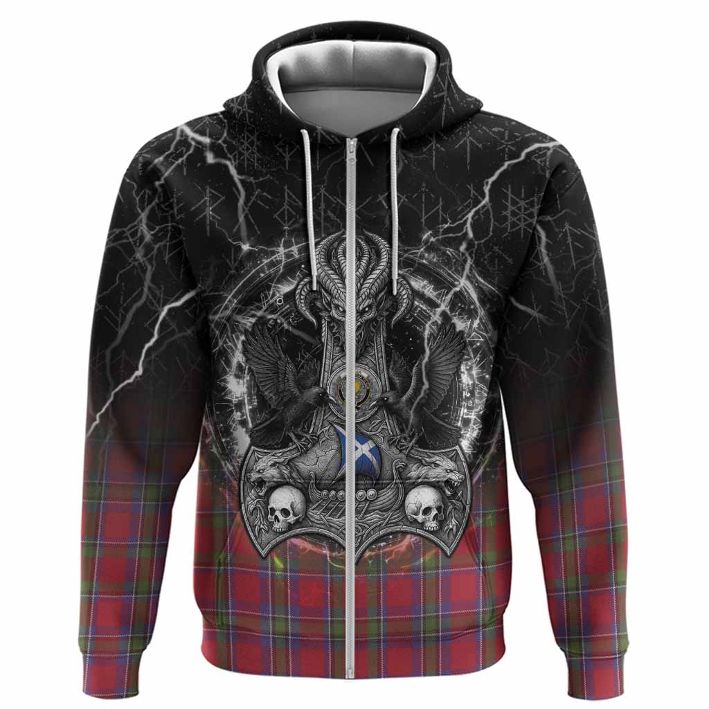 Sinclair Tartan Crest Hoodie Celtic Odin's Raven Legacy